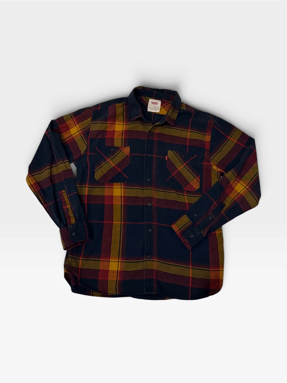Vintage Levi Plaid Flannel Shirt